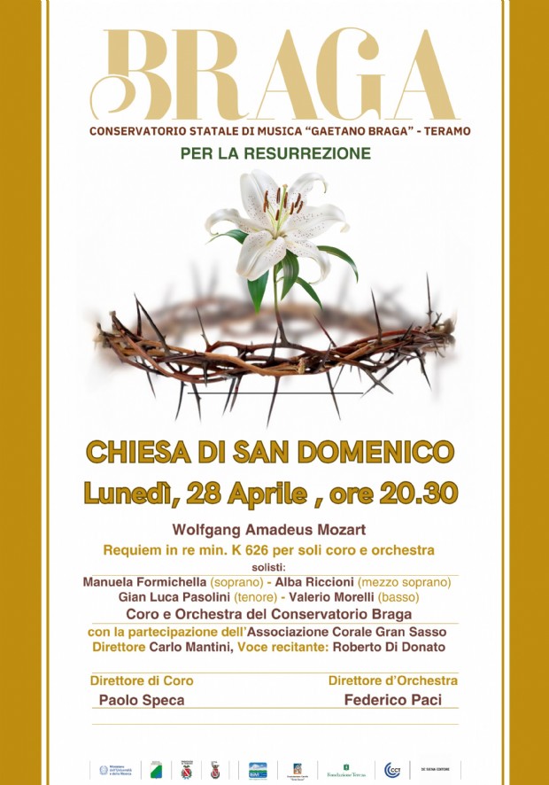 “Braga per la Resurrezione” con il Requiem di Mozart